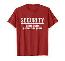 Load image into Gallery viewer, Security Little Sister Protection Squad Big Brother T-Shirt

