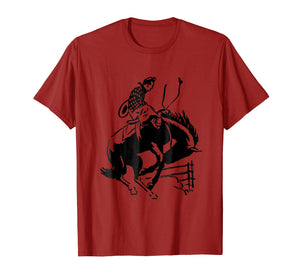 Cowboy Rodeo T-Shirt Western Wrangler Ranch Graphic Tee