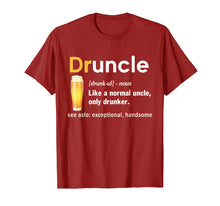 Load image into Gallery viewer, Druncle Beer Gift For Men Uncle Beer Lover T Shirt
