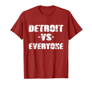 Detroit vs Everyone Vintage Distressed 2018 T-Shirt