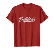 Load image into Gallery viewer, Bulldogs Mascot T Shirt Vintage Sports Name Tee Design
