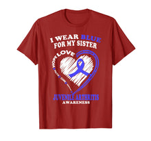 Load image into Gallery viewer, Juvenile Arthritis Shirt - I Wear Blue For My Sister
