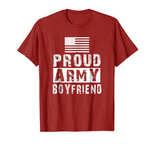 Load image into Gallery viewer, Mens Proud Army Boyfriend Family Military Appreciation T-shirt
