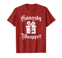 Load image into Gallery viewer, Gangsta Wrapper Funny Holiday Christmas Gift Rapper T-Shirt
