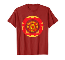 Load image into Gallery viewer, Soccer Tees MUFC styled British Spin Sports design UK
