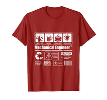 Load image into Gallery viewer, Mechanical Engineer Lifestyle Work T-Shirt
