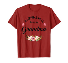 Load image into Gallery viewer, Happiness Is Being a Grandma T-Shirt
