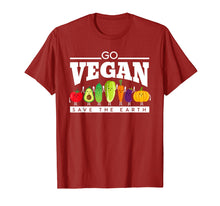 Load image into Gallery viewer, Funny Go Vegan Save the Earth Diet Shirt

