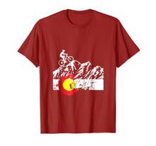 Load image into Gallery viewer, Colorado Mountain Biking - Cycling - Bicycle T-shirt
