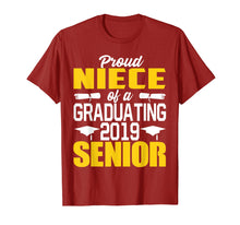 Load image into Gallery viewer, Proud Niece of 2019 Senior Graduation Shirt
