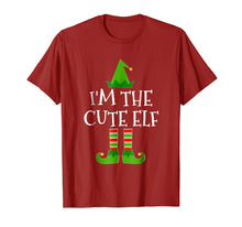 Load image into Gallery viewer, I'm The Cute Elf Matching Family Group Christmas T Shirt
