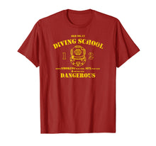 Load image into Gallery viewer, Commercial Diver Shirt- Old No.12 Diving School (distressed)
