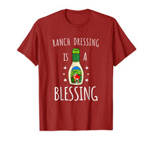 Load image into Gallery viewer, Ranch Dressing Is A Blessing Tshirt - Cool Vegetarian Vegan
