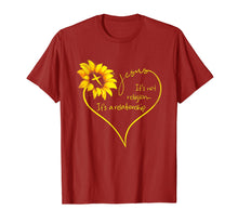 Load image into Gallery viewer, Jesus It's Not Religion It's A Relationship Sunflower Tshirt
