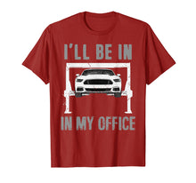 Load image into Gallery viewer, Garage is My Office T-Shirt Mechanic Gift Car Mechanics Tee

