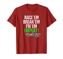 Load image into Gallery viewer, RC Car Shirt Race Em Break Em Fix Em Repeat
