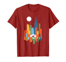 Load image into Gallery viewer, Chicago Illinois Skyline Color Modern Souvenir Gift T-Shirt

