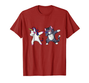 Dabbing Unicorn Dab Cat Cute 4th of July T Shirt Kids Gift