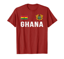 Load image into Gallery viewer, Ghana T-shirt Ghanaian Flag Souvenir Gift
