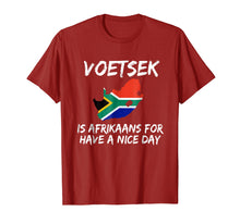 Load image into Gallery viewer, Voetsek funny t-shirt for South African expats
