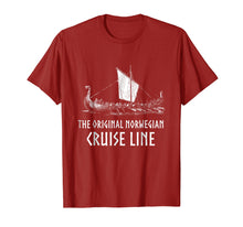 Load image into Gallery viewer, Viking Ship Cruise Line T-Shirt - Odin And Valhalla
