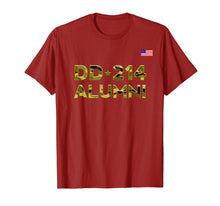 Load image into Gallery viewer, DD-214 Alumni T shirt Retirement Military Discharge DD214
