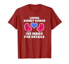 Load image into Gallery viewer, Kidney Transplant Spare Organ Donor Donate Life Shirt
