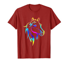 Load image into Gallery viewer, Horse Art T Shirt Equestrian Horse Riding Lover
