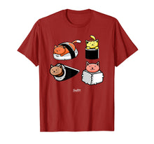 Load image into Gallery viewer, Kawaii Sushi Cat Lover Cat Themed Funny Cat Humor Tshirt
