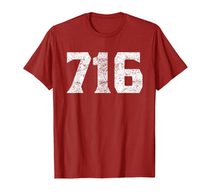 716 Area Code Buffalo NY Graphic T-Shirt