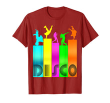 Load image into Gallery viewer, Colorful Disco shirt Roller Disco Vintage Retro 1970s Style
