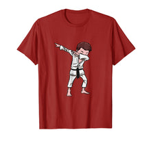 Load image into Gallery viewer, Karate Taekwondo Dabbing Boy Funny Dab T-shirt for kids
