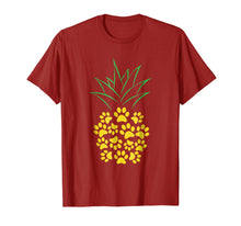Load image into Gallery viewer, Cute Dog Paw Pineapple Tshirt
