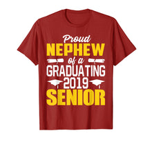 Load image into Gallery viewer, Proud Nephew of 2019 Senior Graduation Shirt
