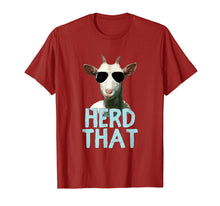 Load image into Gallery viewer, Herd That Goat T Shirt Gift for Goat Lovers
