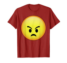 Load image into Gallery viewer, HD Emoji Angry Face Shirt - Grumpy Emoticon Tee - Mad Emotag
