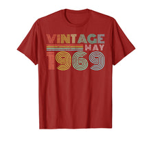 Load image into Gallery viewer, 50th Birthday Gift Vintage May 1969 Fifty Years Old T-Shirt
