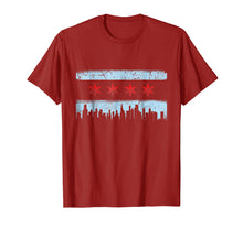 Load image into Gallery viewer, Chicago Flag Skyline T-Shirt
