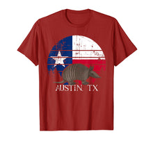 Load image into Gallery viewer, Austin TX Armadillo State Flag Texas Pride shirt T-Shirt
