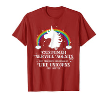 Load image into Gallery viewer, Customer Service Agents Magical Unicorns Funny Tshirt Gift
