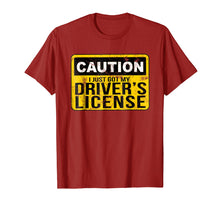 Load image into Gallery viewer, Funny Driver&#39;s License T Shirt for New Drivers
