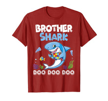 Load image into Gallery viewer, Lovely Fishes Swimming In The Sea Shirt Brother Autism Shark
