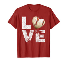 Load image into Gallery viewer, I Love Baseball Funny T-shirt Gift for Baseball Fans Lovers
