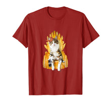 Load image into Gallery viewer, Cat on a Throne Shirt Funny Cat Lover T Shirt Gifts
