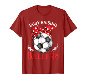 Busy Raising Ballers Soccer Ball T-shirt Women