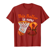 Load image into Gallery viewer, 8th Birthday Basketball T-Shirt Funny 8 Years Old Kids Gift
