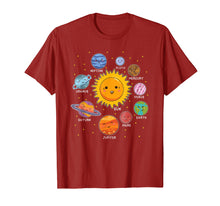 Load image into Gallery viewer, Solar System Tshirt for Kids or Teachers

