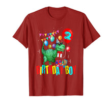 Load image into Gallery viewer, 2nd Birthday Dinosaur Shirt 2 Years Old Boy Shirt 2 Year Old
