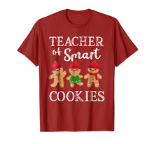 Load image into Gallery viewer, Teacher Of Smart Cookies Shirt Funny Teacher Christmas Gift

