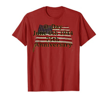 Load image into Gallery viewer, D-Day June 6th 1944 75th Anniversary Commemorative 48 Star  T-Shirt
